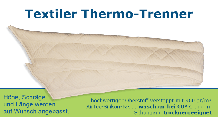 Textiler-Trendwand für die thermische Isolierung der dualen Wasserbetten